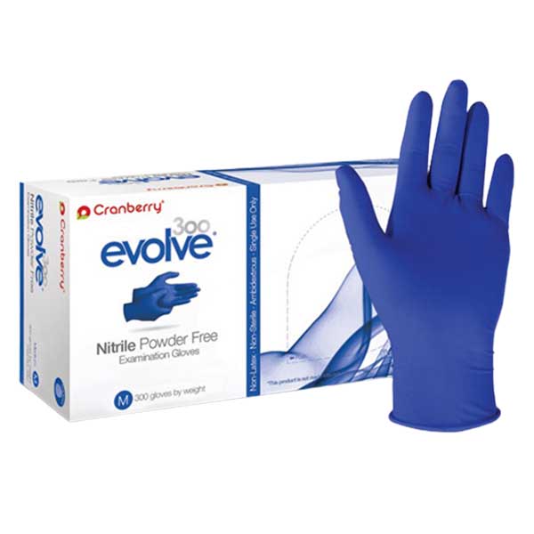 دستکش نیتریل کرنبری Evolve Cranberry